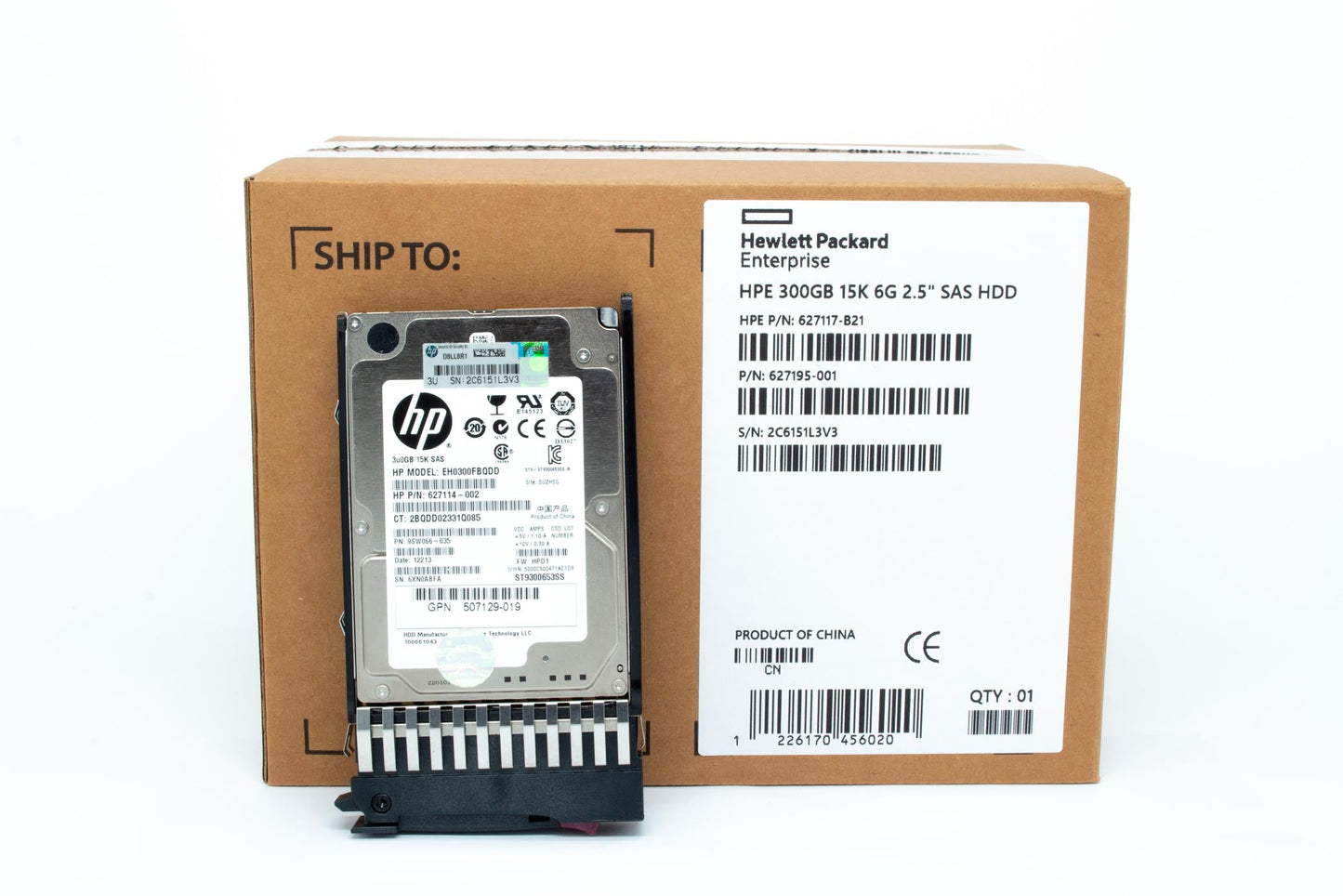 300GB hot-plug dual-port SAS hard disk drive - 6Gb/sec transfer rate, 15,000 RPM, 2.5-inch small form factor (SFF) - For use with Gen7 or earlier models