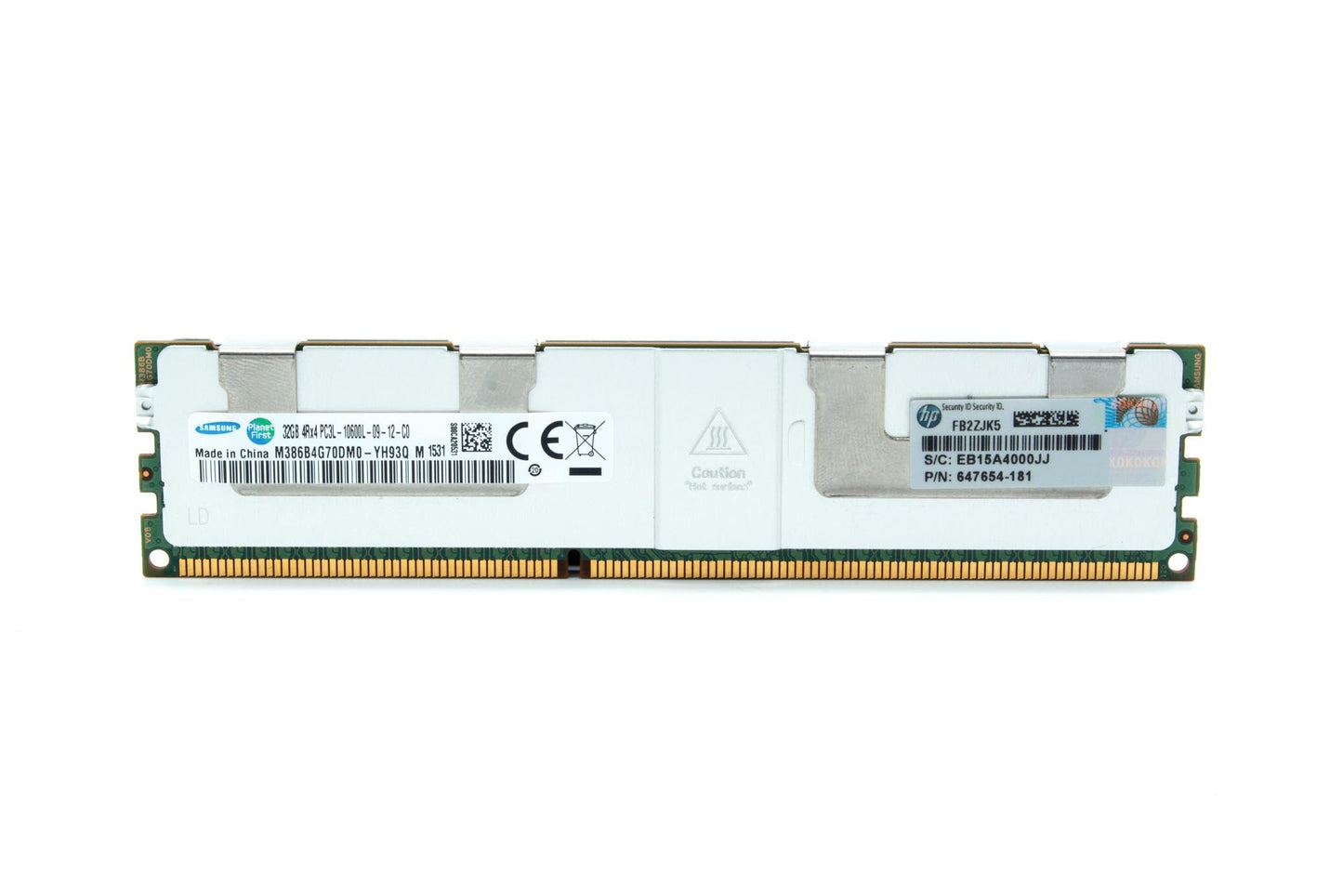 DIMM,32GB PC3L-10600L,1Gx4