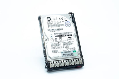 146GB hot-plug dual-port SAS hard disk drive - 6Gb/sec transfer rate, 15,000 RPM, 2.5-inch small form factor (SFF), Enterprise, SmartDrive Carrier (SC) - Not for use in MSA products - For use with Gen8/Gen9 or newer