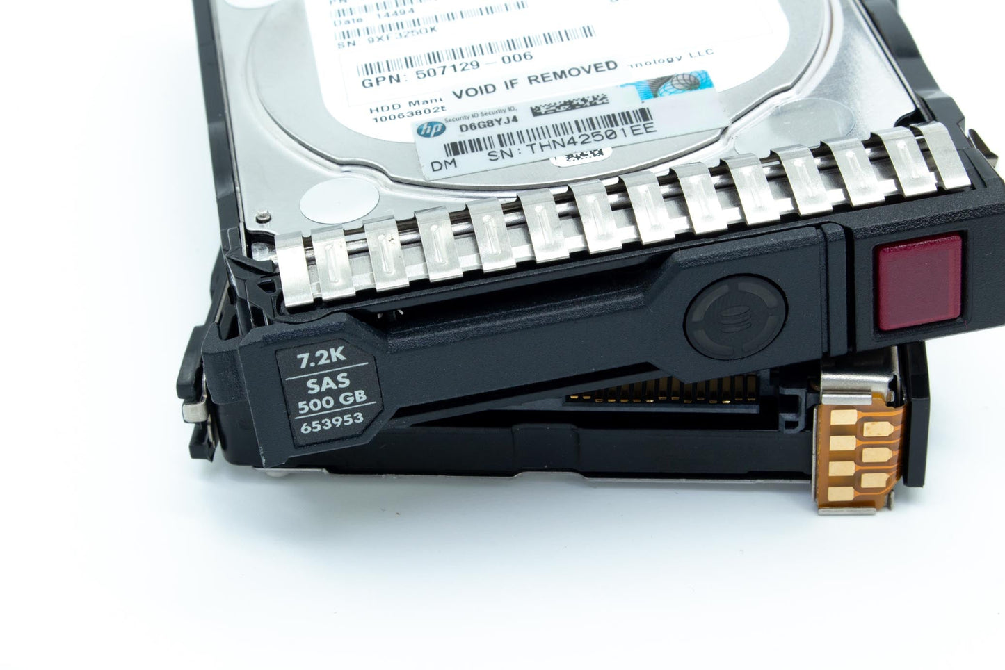 500GB hot-plug dual-port SAS hard disk drive - 6Gb/sec transfer rate, 7,200 RPM, 2.5-inch small form factor (SFF), Midline, SmartDrive Carrier (SC) - Not for use in MSA products - For use with Gen8/Gen9 or newer