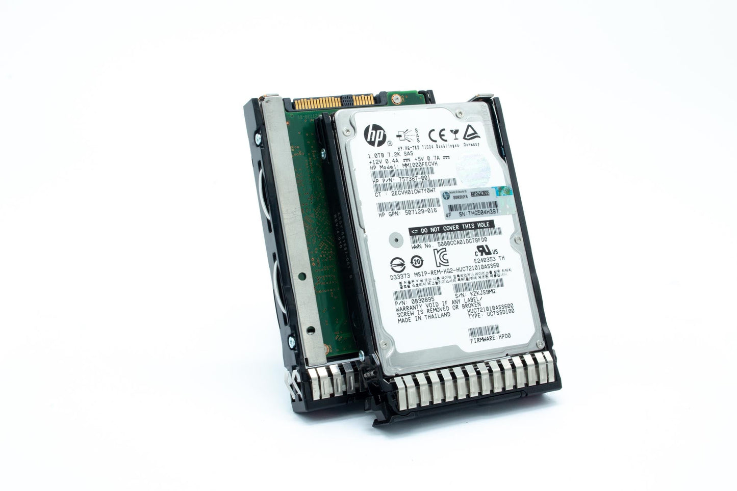 1TB hot-plug dual-port SAS hard disk drive - 6Gb/sec transfer rate, 7,200 RPM, 2.5-inch small form factor (SFF), Midline, SmartDrive Carrier (SC) - Not for use in MSA products - For use with Gen8/Gen9 or newer