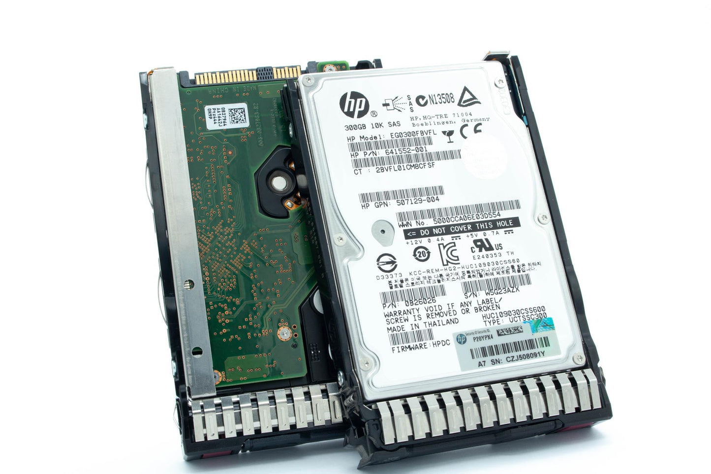 300GB hot-plug dual-port SAS hard disk drive - 6Gb/sec transfer rate, 10,000 RPM, 2.5-inch small form factor (SFF), Enterprise, SmartDrive Carrier (SC) - Not for use in MSA products - For use with Gen8/Gen9 or newer