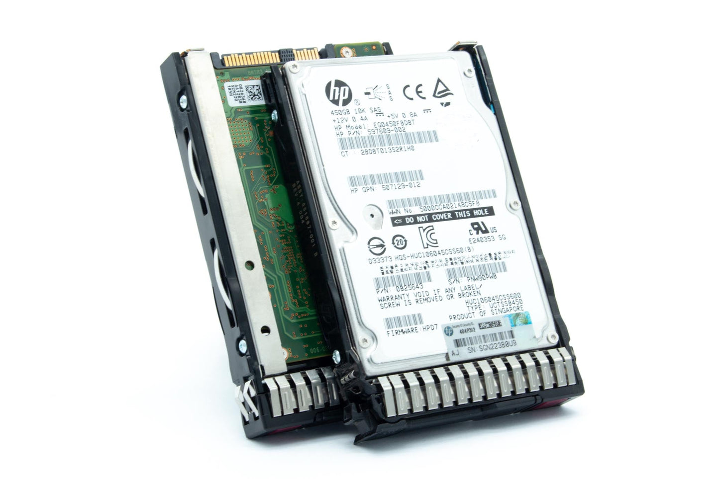 450GB hot-plug dual-port SAS hard disk drive - 6Gb/sec transfer rate, 10,000 RPM, 2.5-inch small form factor (SFF), Enterprise, SmartDrive Carrier (SC) - Not for use in MSA products - For use with Gen8/Gen9 or newer