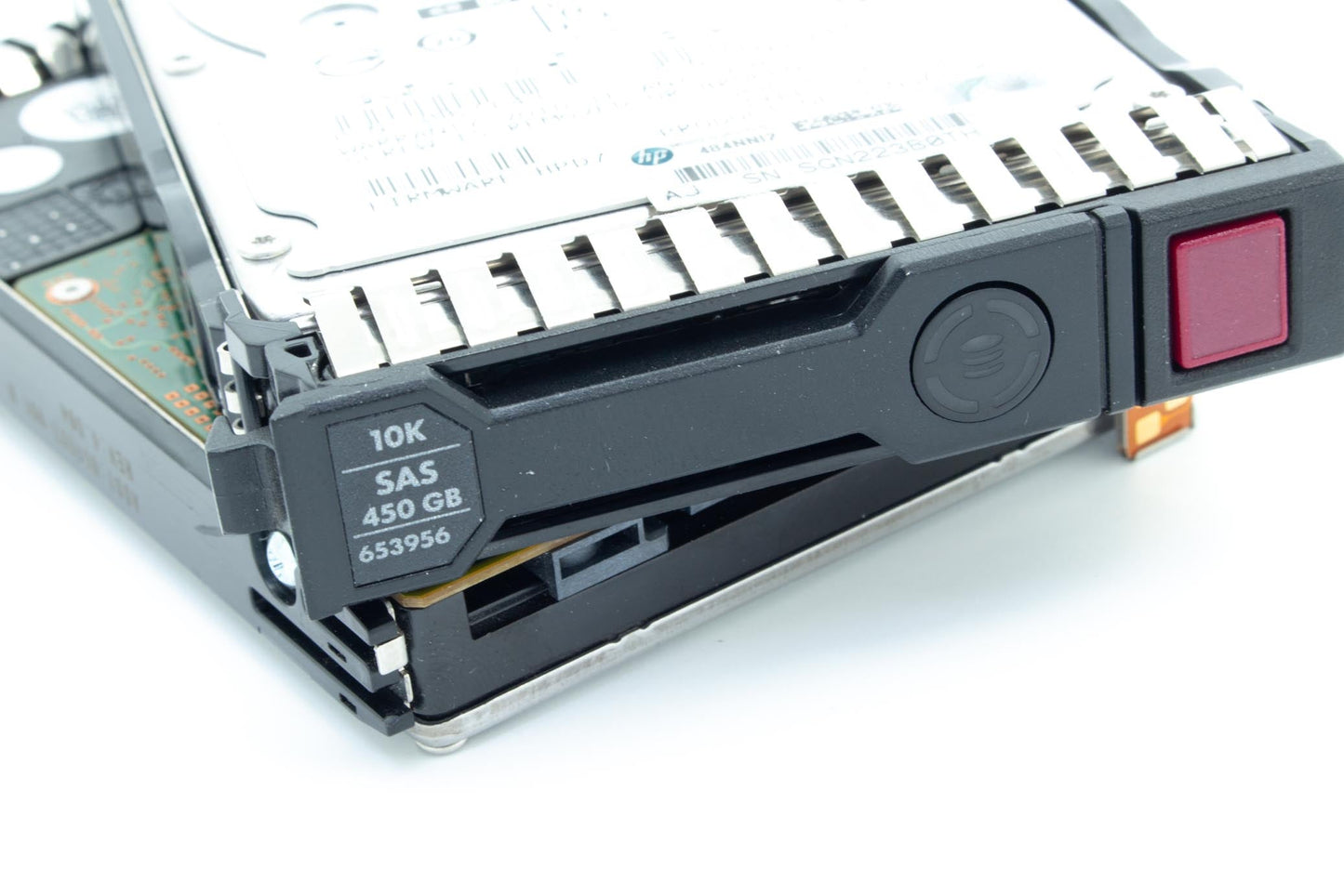 450GB hot-plug dual-port SAS hard disk drive - 6Gb/sec transfer rate, 10,000 RPM, 2.5-inch small form factor (SFF), Enterprise, SmartDrive Carrier (SC) - Not for use in MSA products - For use with Gen8/Gen9 or newer