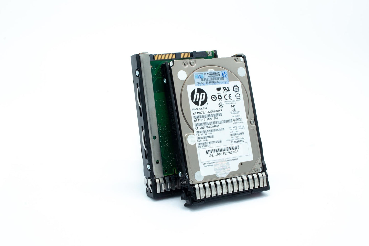 900GB hot-plug dual-port SAS hard disk drive - 6Gb/sec transfer rate, 10,000 RPM, 2.5-inch small form factor (SFF), Enterprise, SmartDrive Carrier (SC) - For use with Gen8/Gen9