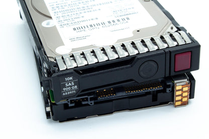 900GB hot-plug dual-port SAS hard disk drive - 6Gb/sec transfer rate, 10,000 RPM, 2.5-inch small form factor (SFF), Enterprise, SmartDrive Carrier (SC) - For use with Gen8/Gen9