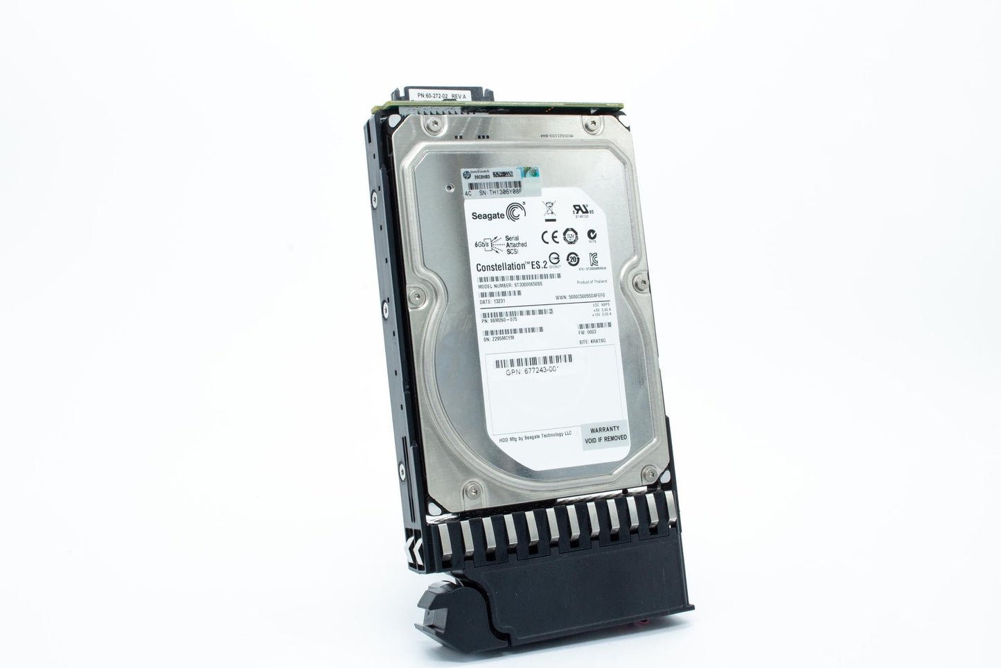 3TB SAS hard drive - 6Gb/sec transfer rate, 7.200 RPM, 3.5-inch Midline (MDL)(LFF) - For use in P2000 SAS Disk Arrays