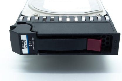 3TB SAS hard drive - 6Gb/sec transfer rate, 7.200 RPM, 3.5-inch Midline (MDL)(LFF) - For use in P2000 SAS Disk Arrays