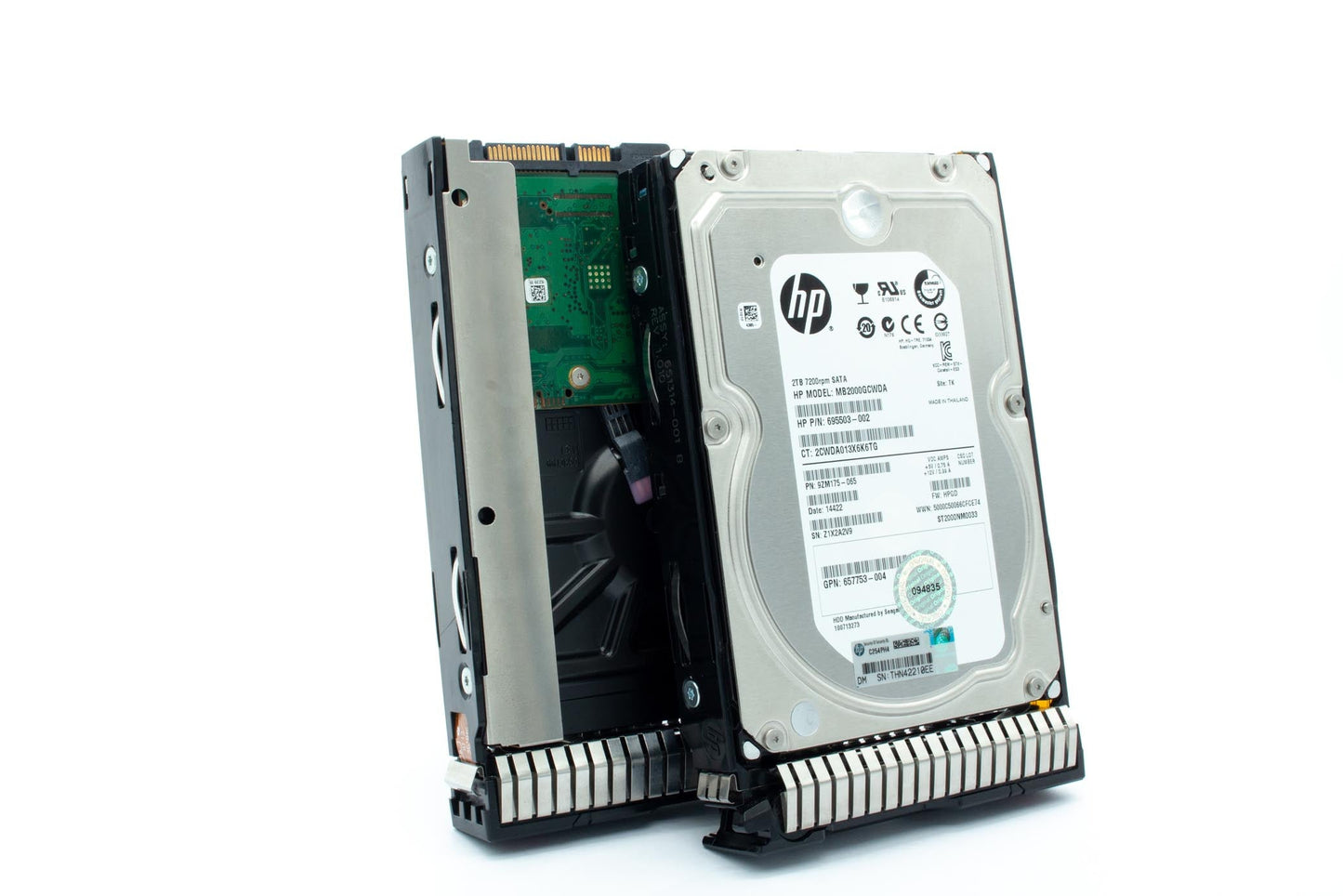 2TB hot-plug SATA hard disk drive - 6Gb/sec transfer rate, 7,200 RPM, 3.5-inch large form factor (LFF), Midline, SmartDrive Carrier (SC) - Not for use in MSA products