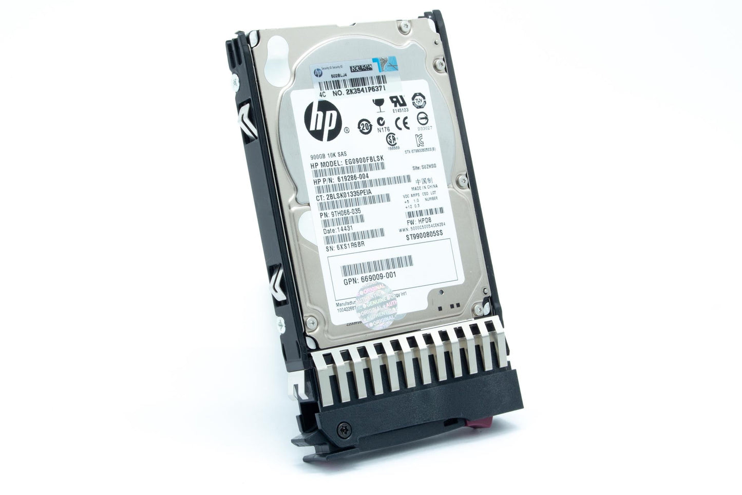 900GB hot-plug dual-port enterprise SAS hard disk drive - 6Gb/sec transfer rate, 10,000 RPM, 2.5-inch small form factor (SFF) - For use with EVA M6625 enclosure