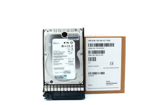 4TB SAS Hard Disk Drive (HDD) - 6 Gb/sec transfer rate, 7,200 RPM, 3.5-inch form factor, Dual-Port (DP), Midline (MDL)