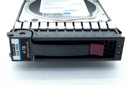 4TB SAS Hard Disk Drive (HDD) - 6 Gb/sec transfer rate, 7,200 RPM, 3.5-inch form factor, Dual-Port (DP), Midline (MDL)
