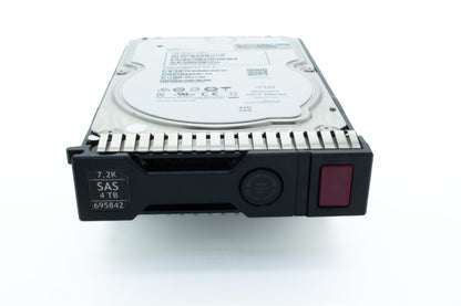 4TB hot-plug SAS hard disk drive - 7,200 RPM, 6Gb/sec transfer rate, 3.5-inch large form factor (LFF), Midline (MDL), SmartDrive Carrier (SC) - For use with Gen8/Gen9 or newer