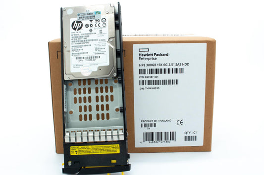 300GB SAS HDD - 15k RPM, 2.5-in SFF, 6Gb/s transfer rate, model SYJKT0300GBAS15K - For use with 3PAR SS 7000 & M6710 enclosure. "Jan 7 2019: limited supply spare p/n, go to STATS to check alternate p/n and SA. Note newer drive has a higher OS level req."