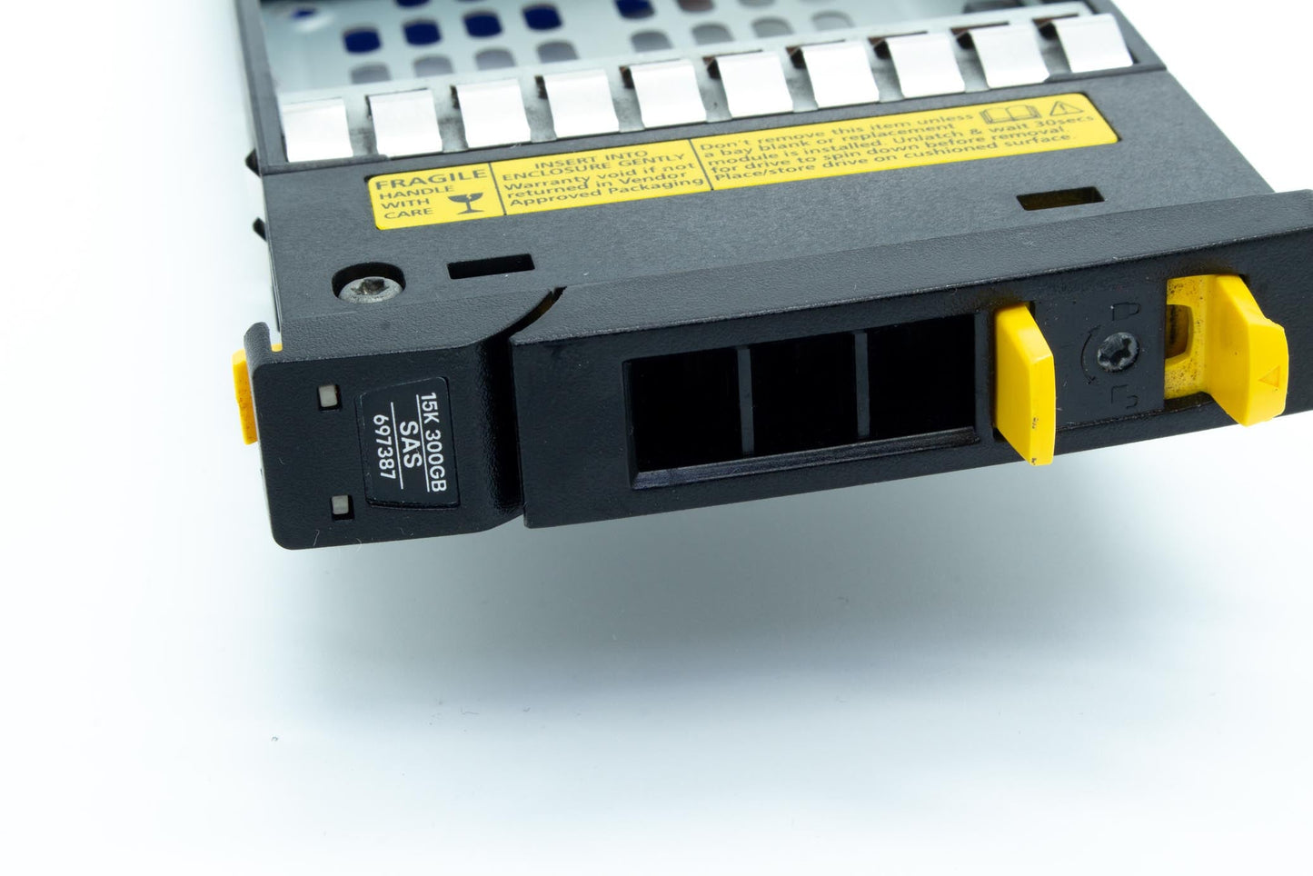 300GB SAS HDD - 15k RPM, 2.5-in SFF, 6Gb/s transfer rate, model SYJKT0300GBAS15K - For use with 3PAR SS 7000 & M6710 enclosure. "Jan 7 2019: limited supply spare p/n, go to STATS to check alternate p/n and SA. Note newer drive has a higher OS level req."