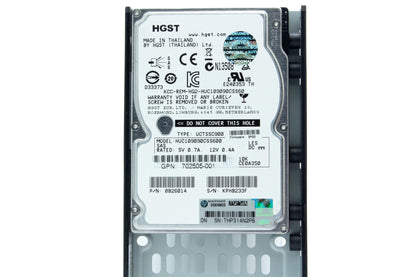 00GB SAS hard drive - 10,000 RPM, 2.5-inch small form factor (SFF), 6Gb/s transfer rate, 3PAR drive model HCBRE0900GBAS10K - Preferred spare part is 840457-001, ensure minimum OS is met - See advisory a00025786en_us - For use with 3PAR StoreServ 7000