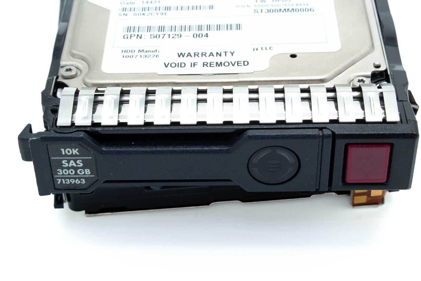300GB SAS Hard Disk Drive (HDD) - 10,000 RPM, 2.5-INCH Form Factor, 6.0GB Per SECOND Transfer Rate, Smartdrive Carrier (SC)