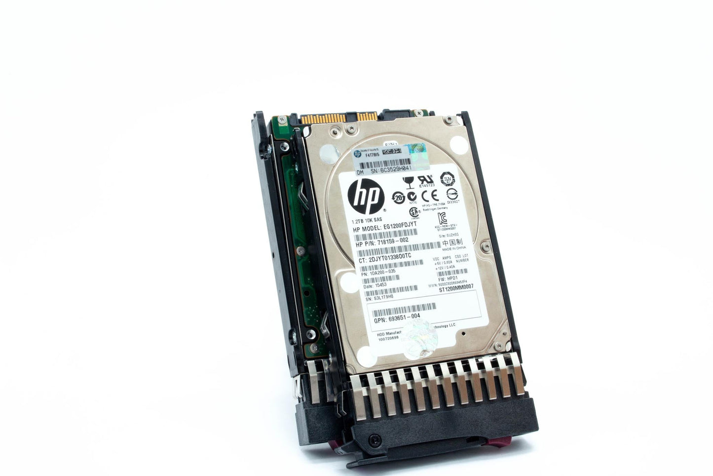1.2TB SAS dual-port, hot-plug hard drive - 6Gb/sec transfer rate, 10,000 RPM, 2.5-inch small form factor (SFF) - For use with Gen7 or earlier models