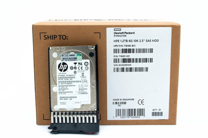 1.2TB SAS dual-port, hot-plug hard drive - 6Gb/sec transfer rate, 10,000 RPM, 2.5-inch small form factor (SFF) - For use with Gen7 or earlier models