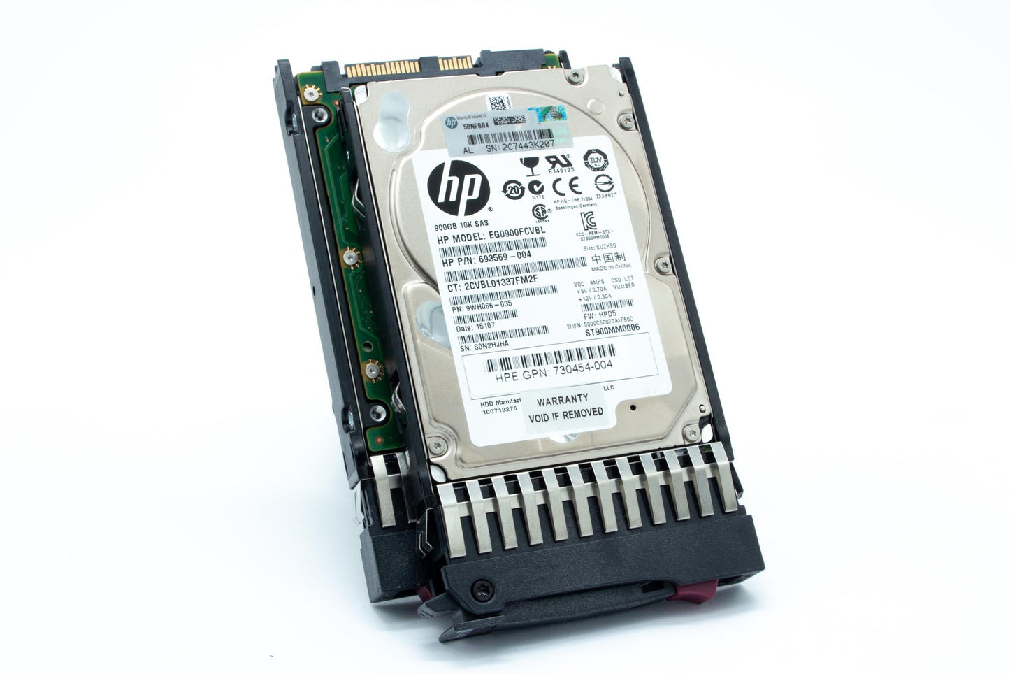 900GB SAS hard disk drive (HDD) - 6 Gb/s transfer rate, 10,000 RPM, 2.5-inch small form factor (SFF), Dual Port, Enterprise - For use with MSA products