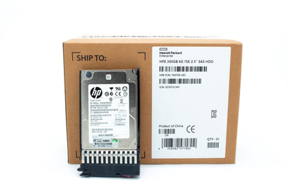 300GB SAS, MSA drive - 6 Gb/s transfer rate, 15,000 RPM, 2.5-inch small form factor (SFF)