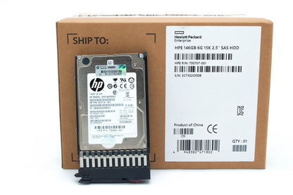 146GB SAS, MSA drive - SAS interface,15,000 RPM, 2.5-inch small form factor (SFF),hot-plug