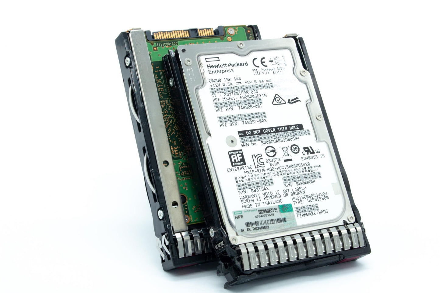 600GB hot-plug SAS hard disk drive - 15,000 RPM, 12Gb/sec transfer rate, 2.5-inch small form factor (SFF), Enterprise, 512e format, SmartDrive Carrier (SC) - For use with Gen8/Gen9 or newer