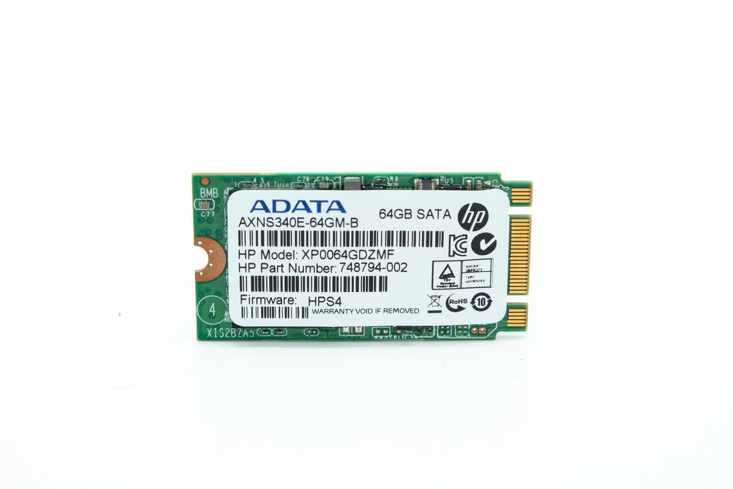 DRV, 64GB 6G SATA 2242 MLC M.2 SSD-ADA