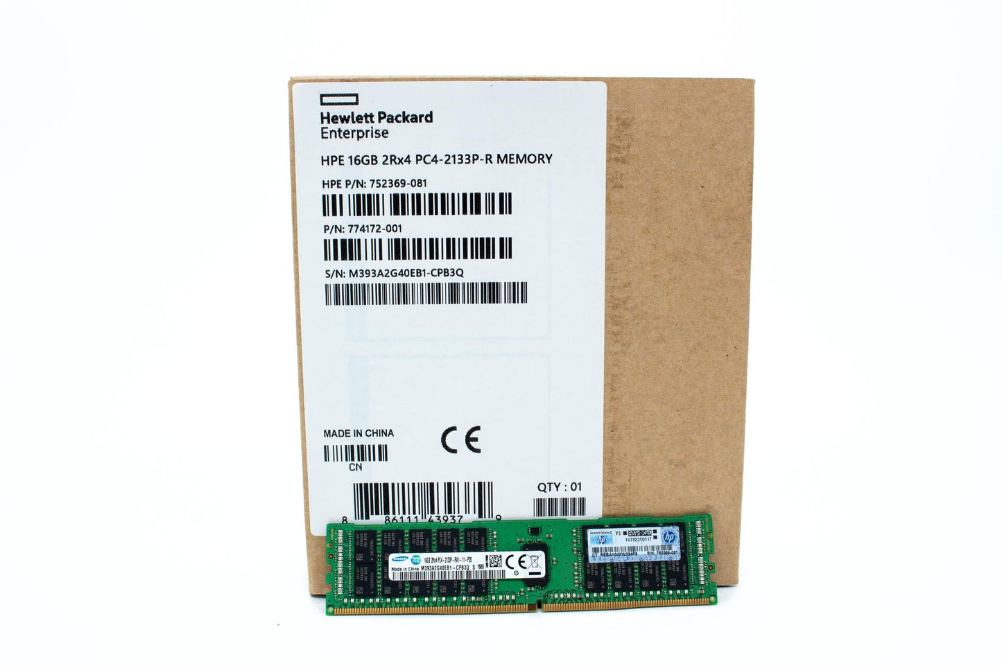 DIMM,16GB PC4-2133P-R,1Gx4
