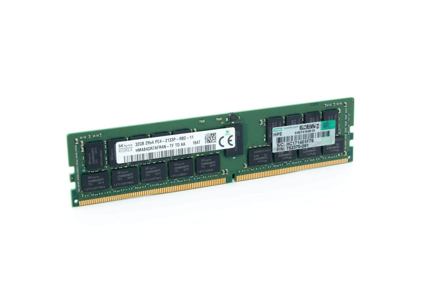 DIMM,32GB PC4-2133P-R,2Gx4