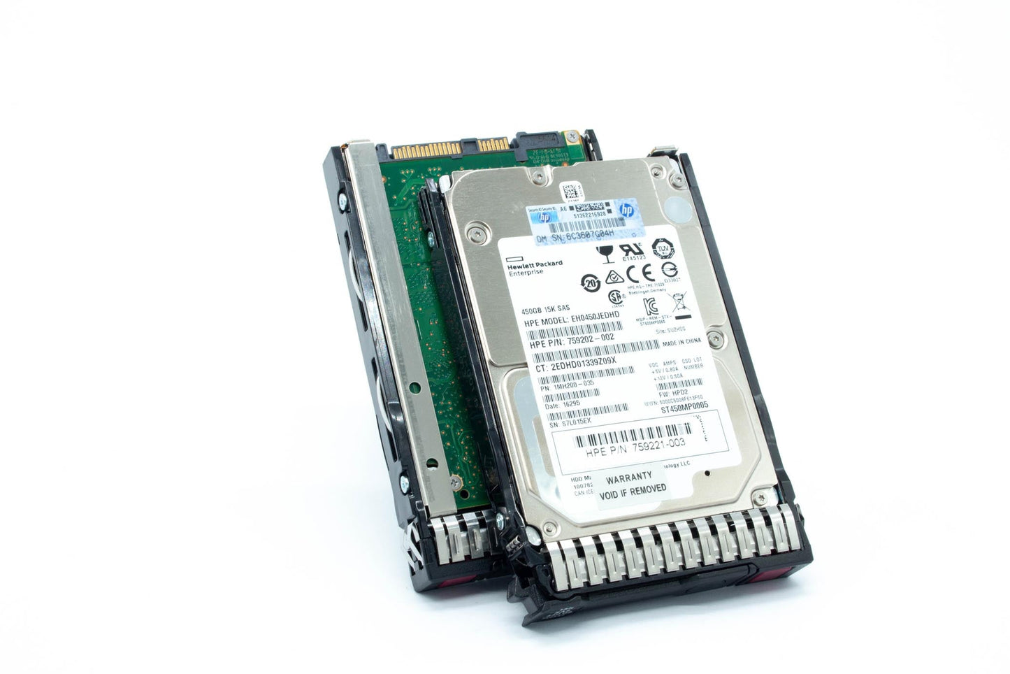 450GB hot-plug dual-port SAS hard disk drive - 15,000 RPM, 12Gb/sec transfer rate, 2.5-inch small form factor (SFF), SmartDrive Carrier (SC) - For use with Gen8/Gen9 or newer ;