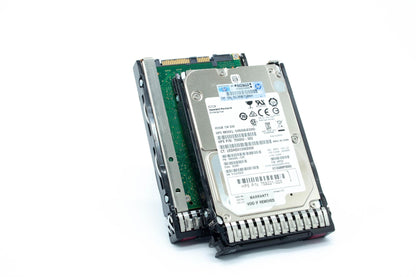 450GB hot-plug dual-port SAS hard disk drive - 15,000 RPM, 12Gb/sec transfer rate, 2.5-inch small form factor (SFF), SmartDrive Carrier (SC) - For use with Gen8/Gen9 or newer ;