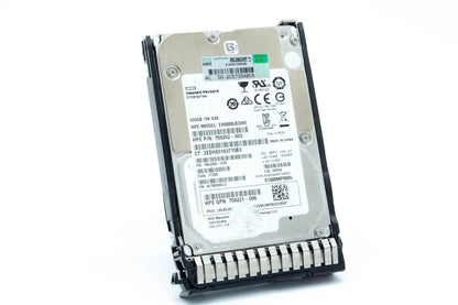 600GB hot-plug SAS hard disk drive - 12Gb/sec transfer rate, 15,000 RPM, 2.5-inch small form factor (SFF), SmartDrive Carrier (SC) - For use with Gen8/Gen9 or newer