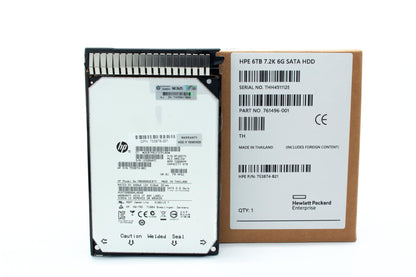 6TB hot-plug SATA hard disk drive - 6Gb/sec transfer rate, 3.5-inch large form factor (LFF), 7,200 RPM, midline, SmartDrive Carrier (SC)