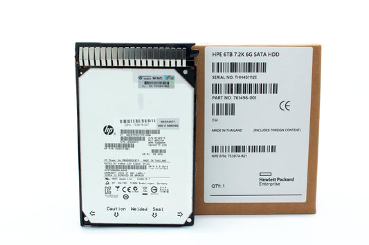 6TB hot-plug SATA hard disk drive - 6Gb/sec transfer rate, 3.5-inch large form factor (LFF), 7,200 RPM, midline, SmartDrive Carrier (SC)