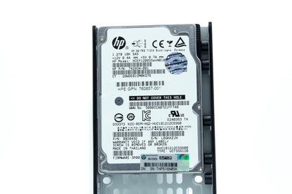 1.2TB SAS hard drive - 10,000 RPM, 2.5-inch large form factor (SFF), 6 Gb/s interface, 3PAR drive model HGST HCEP1200S5xnN010 - For use with 3PAR StoreServ 7000 storage systems