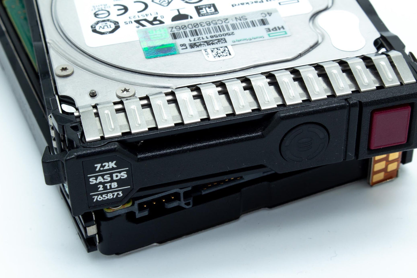 2TB hot-plug SAS hard disk drive - 12Gb/sec transfer rate, 7,200 RPM, 2.5-inch small form factor (SFF), Midline (MDL), 512e format, SmartDrive Carrier (SC) - For use with Gen8/Gen9 or newer