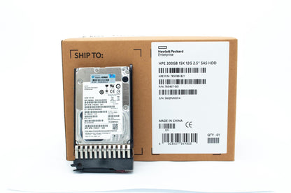 00GB SAS hard drive - 15,000 RPM, 2.5-inch small form factor (SFF), 12Gb/s, enterprise - For use with Gen7 or earlier models ;