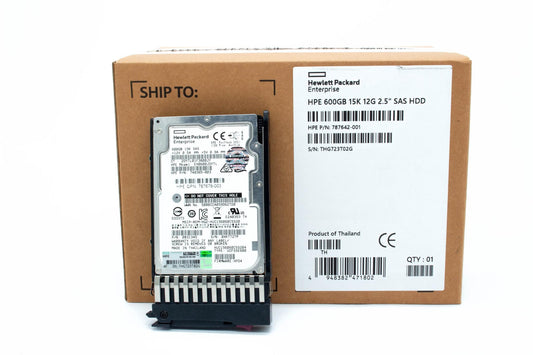600GB SAS hard disk drive MSA - 12Gb/sec transfer rate, 15,000 RPM, 2.5-inch small form factor (SFF), Enterprise (only: MSA G3, MSA G4)
