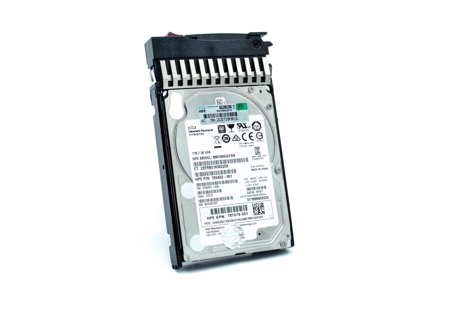 1TB MSA SAS enterprise hard drive - 7.200 RPM, 2.5-inch small form factor (SFF), 12Gb/s interface, dual port, 512e format