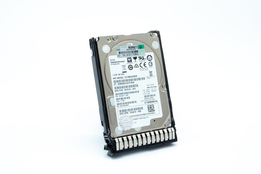1.8TB hot-plug SAS hard disk drive - 12Gb/sec transfer rate, 10,000 RPM, 2.5-inch small form factor (SFF), Enterprise, 512e format, SmartDrive Carrier (SC) - For use with Gen8/Gen9 or newer