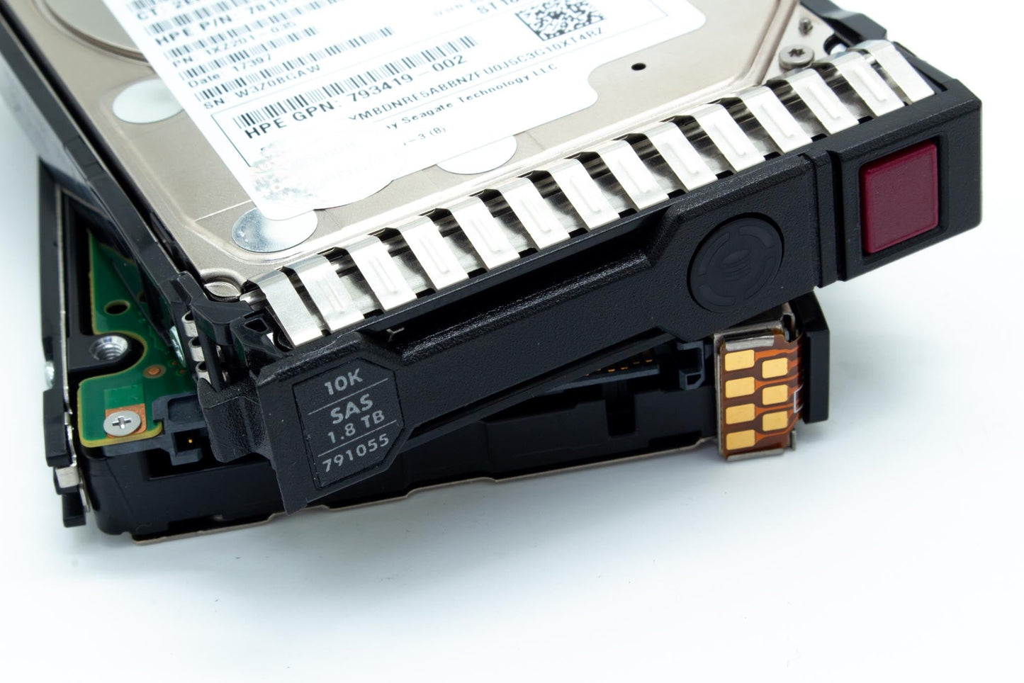 1.8TB hot-plug SAS hard disk drive - 12Gb/sec transfer rate, 10,000 RPM, 2.5-inch small form factor (SFF), Enterprise, 512e format, SmartDrive Carrier (SC) - For use with Gen8/Gen9 or newer