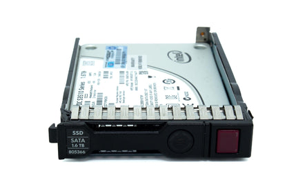1.6TB hot-plug Solid State Drive (SSD) - SATA interface, Read Intensive-2 (RI), 6Gb/sec transfer rate, 2.5-inch small form factor (SFF), Smart Carrier (SC), enterprise drive, value endurance (VE), Power Loss Protection (PLP)