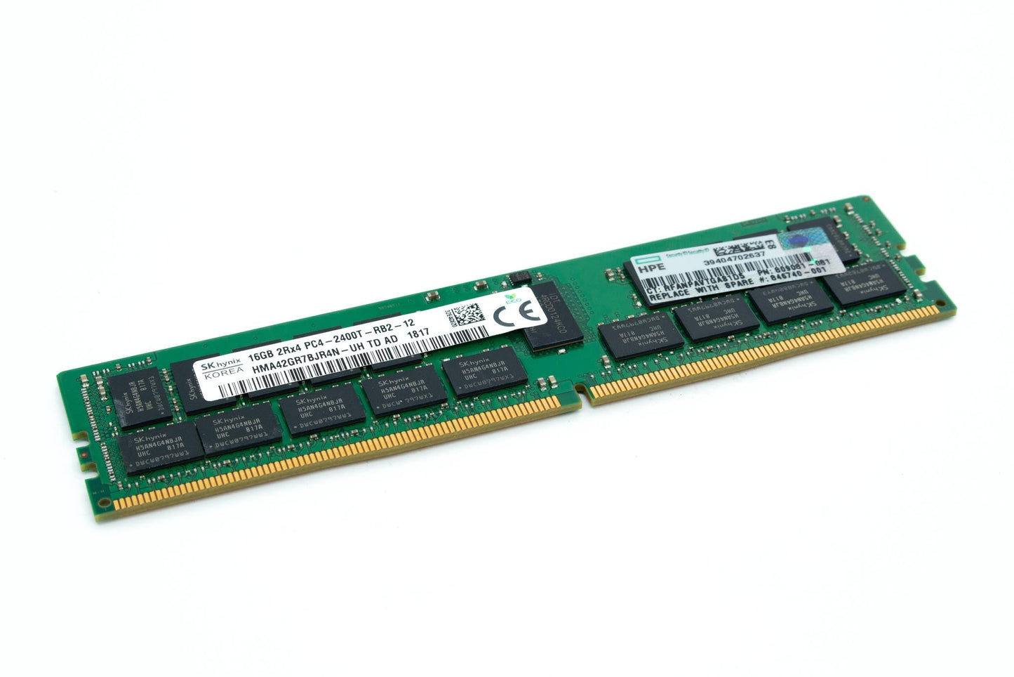 DIMM,16GB PC4-2400T-R,1Gx4