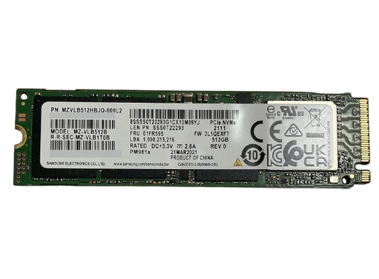 Samsung PM981a 512GB M.2 2280 PCIe NVMe SSD in Qatar