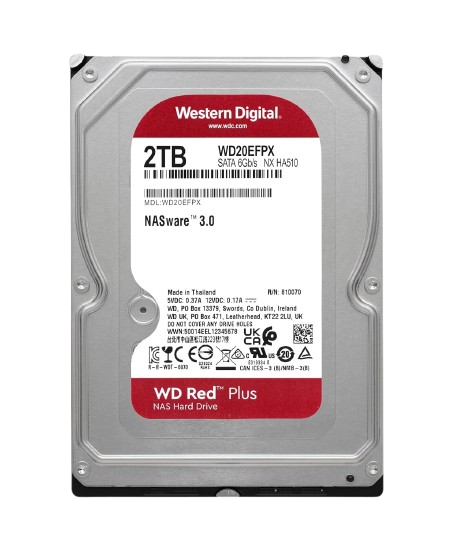 WD Red Plus 2TB 3.5 Inch NAS Hard Drive WD20EFPX in Qatar