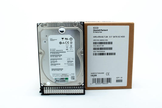 4TB SATA hard drive - 6 Gb/s interface, 7,200 RPM, 3.5-inch large form factor (LFF), smart carrier (SC), Midline