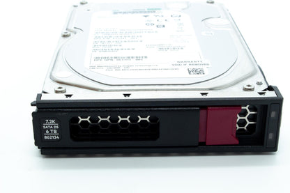 6TB SATA hard drive - 7,200 RPM, 3.5-inch large form factor (LFF),6Gb/s transfer rate interface, low profile (LP), Midline (MDL), 512e format , digitally signed firmware (DS)