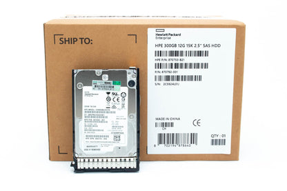 300GB SAS hard drive - 12 Gb/s interface, 15,000 RPM, 2.5-inch small form factor (SFF), enterprise drive, smart carrier (SC), digitally signed firmware ;
