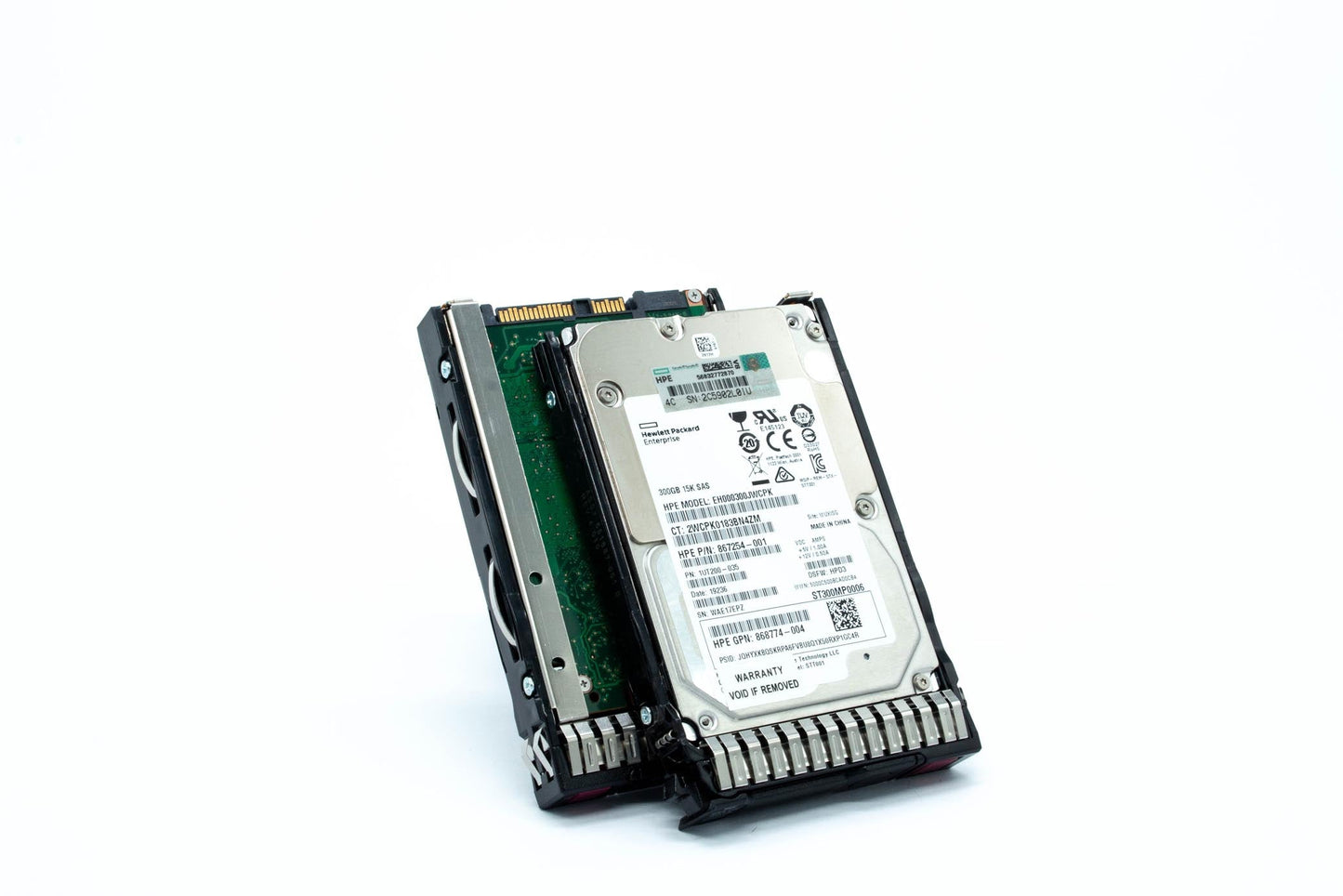 300GB SAS hard drive - 12 Gb/s interface, 15,000 RPM, 2.5-inch small form factor (SFF), enterprise drive, smart carrier (SC), digitally signed firmware ;
